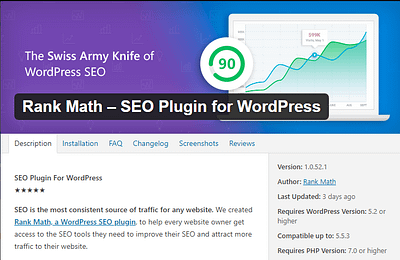 RankMath SEO Plugin